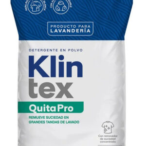 SACO DETERGENTE EN POLVO CLINTEX QUITA PRO LAVANDERIA 14 KG